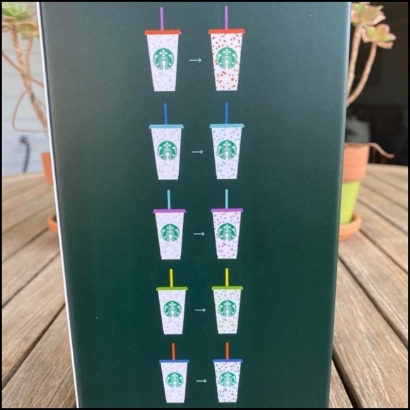 Starbucks Summer 2021 Color Changing Cup Set - Picture 3 of 3